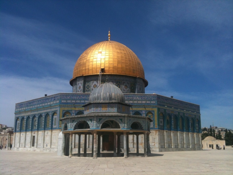 holy city, architecture, jerusalem, day, sky, travel, facade, dome of the rock, old town, israel, religion, outdoors, belief, no people, spirituality, golden