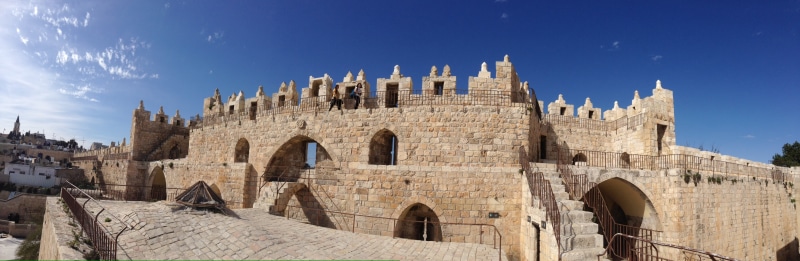 europe, panoramic, jerusalem, gothic style, israel, building exterior, old town, judaism, wall, fort, the past, the tower of david, famous Place, history