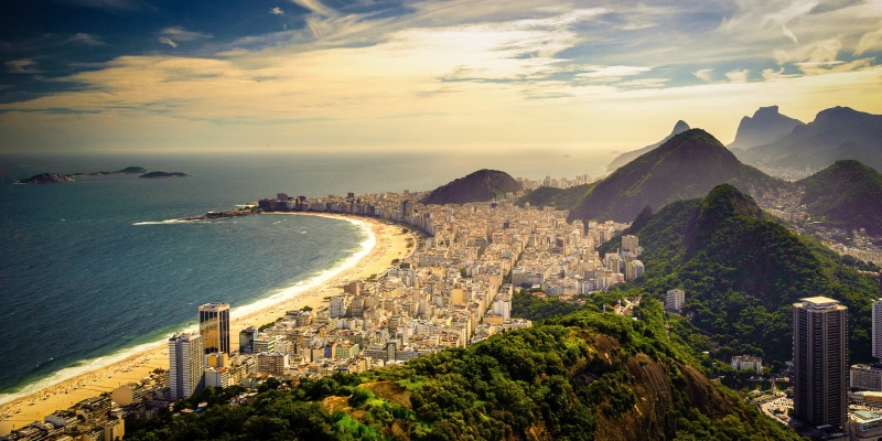 Rio de Janeiro, Brazil, beach, 4K, copacabana, coast, Copacabana beach