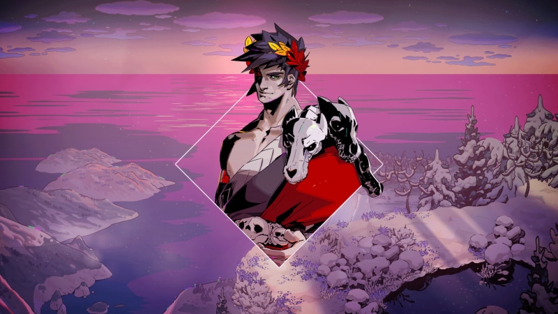 picture-in-picture, Hades, Nintendo Switch, anime, anime boys, landscape, Zagreus (Hades), Photoshop, Supergiant Games, digital art, abstract, metalanguage