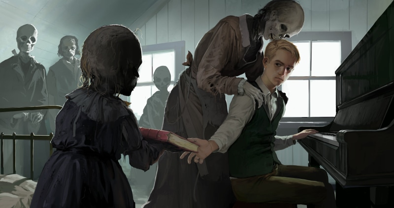 real people, grand, day, clothing, standing, wireless technology, painting, playing, men, education, looking, undead, women, 4K, piano, technology, indoors