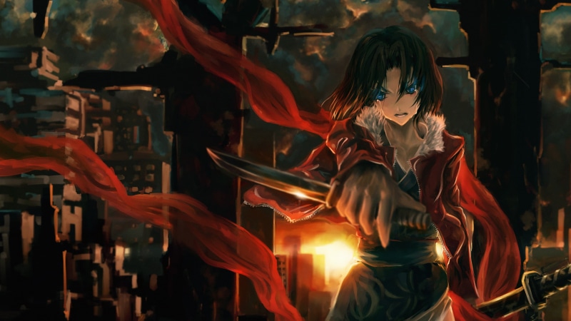 anime girls, Ryougi Shiki, Kara no Kyoukai, 2K