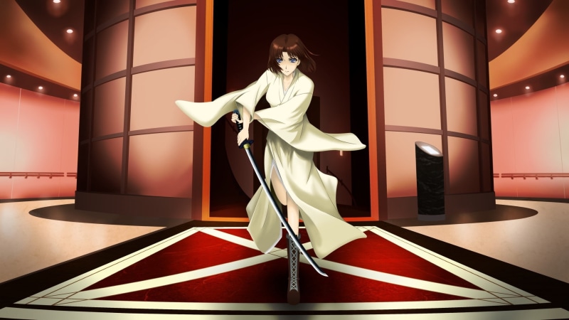 young adult, architecture, short hair, one person, photographing, Kara no Kyoukai, real people, art and craft, katana, tiled floor, male likeness, creativity