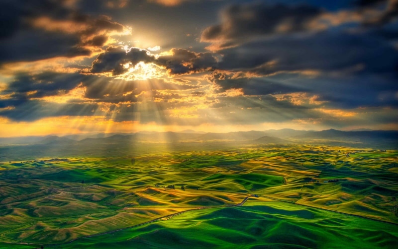 environment, nature, brown, photography, sun, idyllic, lens flare, sky, dramatic sky, sun rays, sunbeam, far view, scenics - nature, clouds, day, painting