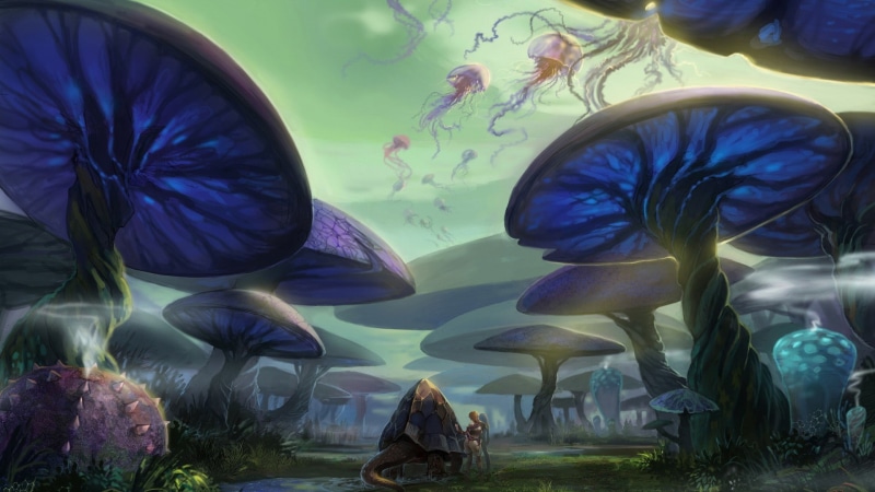 1080P, fantasy Art, Magic Mushrooms