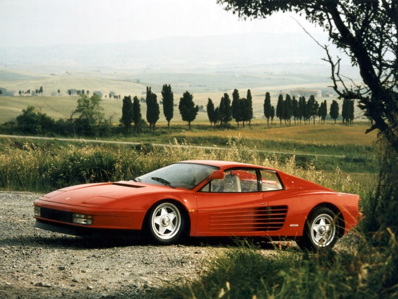supercar, 1080P, testarossa, ferrari