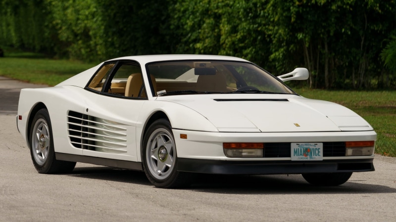 Car, 1080P, White Car, Old Car, Sport Car, Ferrari, Ferrari Testarossa