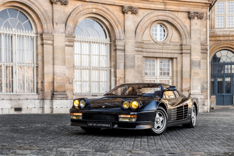 Supercar, 1080P, Sport Car, Black Car, Ferrari, Ferrari Testarossa, Car, Vehicle