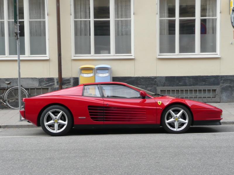 cars, red, testarossa, rouge, 2K, italia, f512, supercars, ferrari, 512