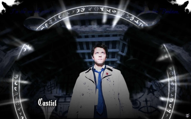 720P, castiel, series, collins, misha, supernatural