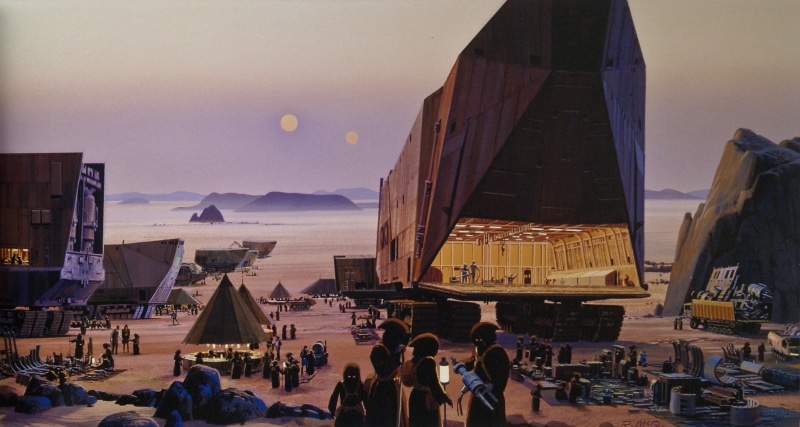 mcquarrie, wars, stars, hd, star, Sand, jawas, ralph, 2K, art, desert, space, Star Wars, x