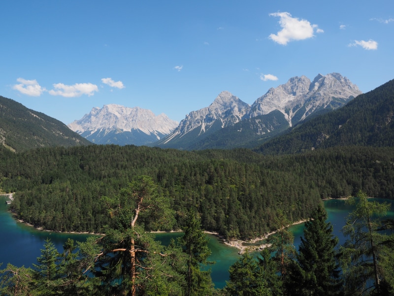 idyllic, tree, formation, mountain, sky, sun top, green stone, blindsee, eastern alps, non-urban scene, mieminger chain, 4K, nature, photography, beauty in nature