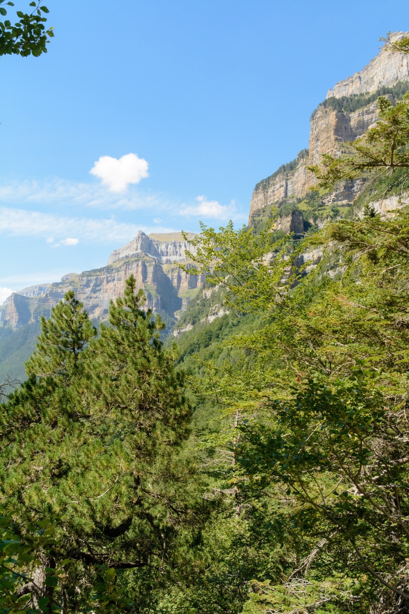 no people, outdoors, ordesa valley, non-urban scene, built structure, scenics - nature, building exterior, sky, formation, 5K, monte perdido, landscape