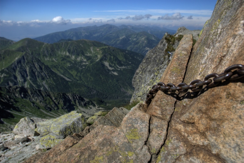 orla perc, mountain, no people, Landscape, metal, non-urban scene, mountain range, day, tranquility, beauty in nature, 4K, solid, connection, kasprowy wierch
