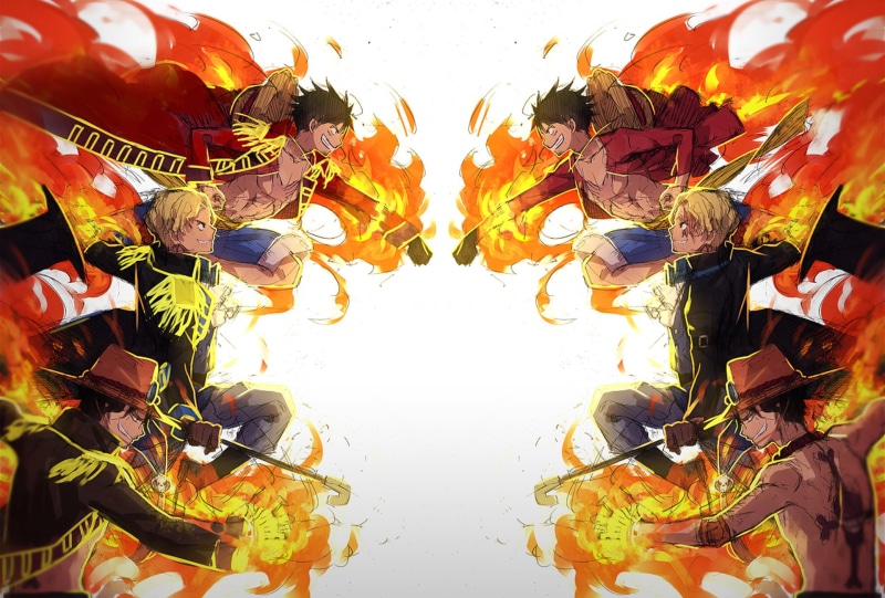 Sabo (One Piece), One Piece, 1080P, Monkey D. Luffy, Portgas D. Ace, Anime