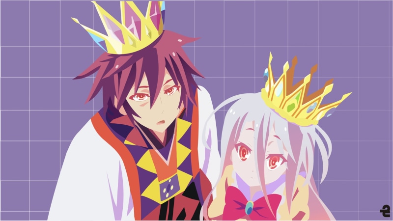 No Game No Life, Sora (No Game No Life), Shiro (No Game No Life), 1080P
