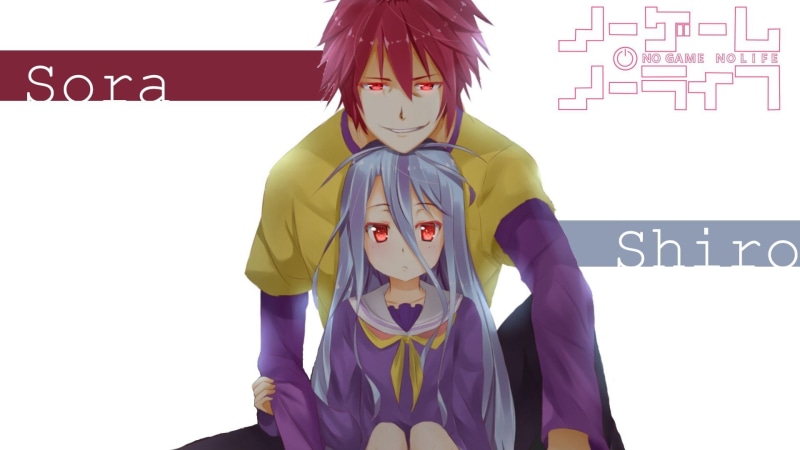 clothing, white background, studio shot, costume, looking at camera, portrait, three quarter length, western script, Sora (No Game No Life), one person
