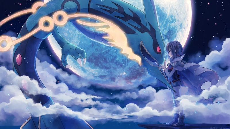 sky, travel, glass - material, Higana (Pokémon), reflection, Pokémon, transparent, technology, outdoors, blue, no people, scenics - nature, water, beauty in nature