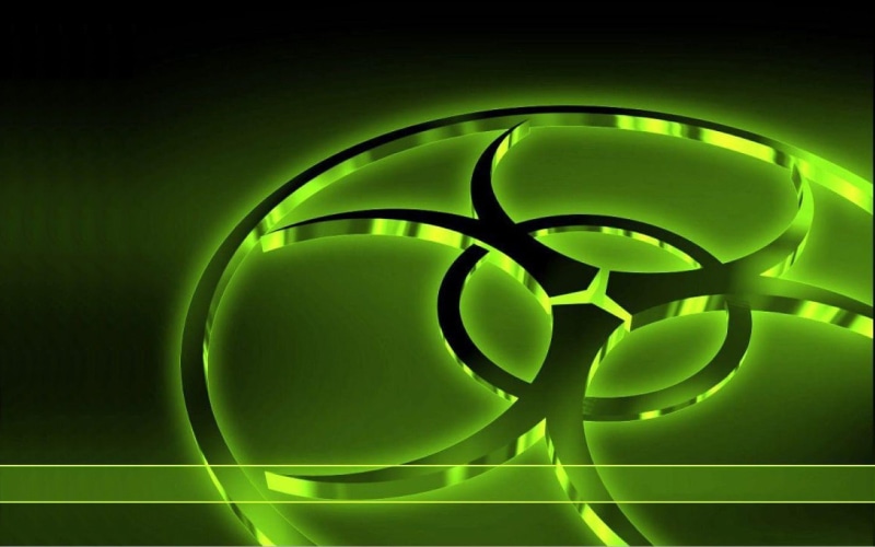geometric shape, glass, technology, indoors, three dimensional, science, green color, biology, close-up, 720P, transparent, studio shot, biohazard, back lit