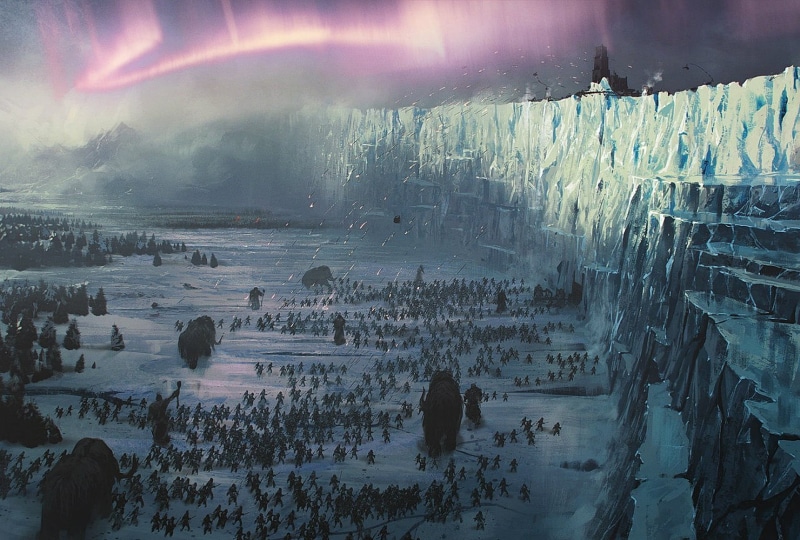 1080P, battle, scenics - nature, black, environment, army, snow, cold - Temperature, beauty in nature, war, hail of arrows, arrows, building exterior