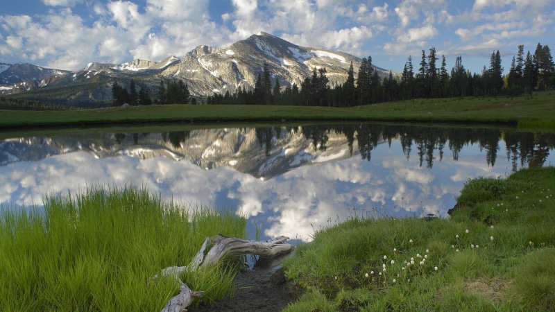 california, yosemite national park, 1080P, mammoth, 3d and abstract, mammoth peak, lake, peak