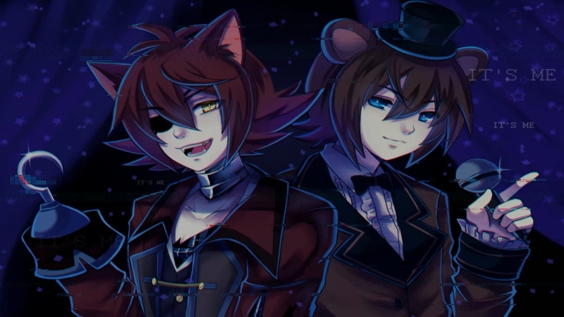 obscured face, male likeness, festival, celebration, human representation, boy, disguise, FNAF, art and craft, leisure activity, representation, night