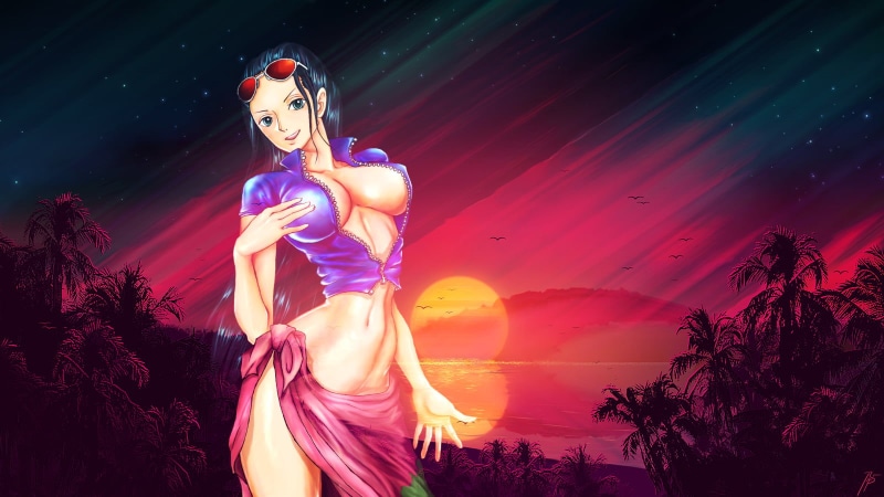 Nico Robin, 720P, anime girls