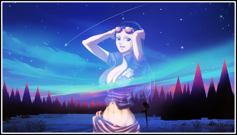 anime girls, 720P, Nico Robin