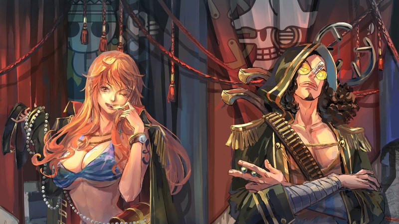 One Piece, Nami, Ussop, 4K