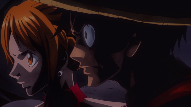 indoors, retail, close-up, creativity, Monkey D. Luffy, pirate king, One Piece, Nami, female likeness, store, window, anime, craft, clothing, still life