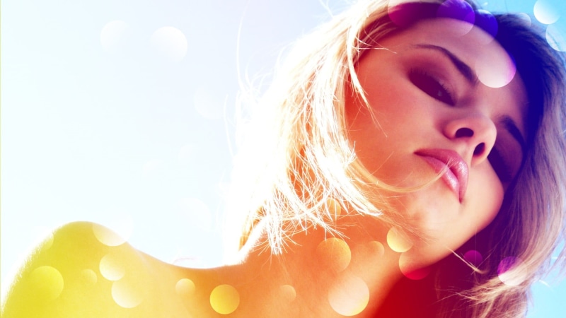 colorful, nature, blond hair, Ashlynn Brooke, sunglasses, close-up, brunette, beautiful woman, females, portrait, model, body part, human face, lens flare