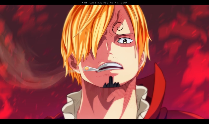 Sanji (One Piece), female likeness, outdoors, no people, fashion, 1080P, One Piece, nature, human representation, mannequin, orange color, representation