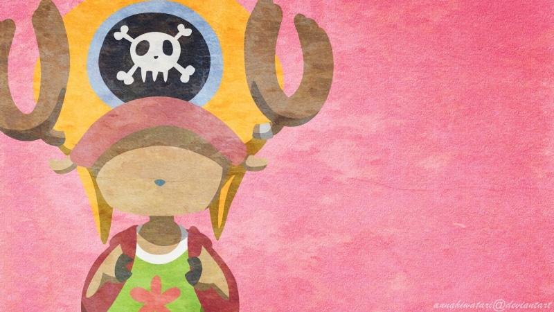 One Piece, Minimalist, Tony Tony Chopper, Anime, 1080P