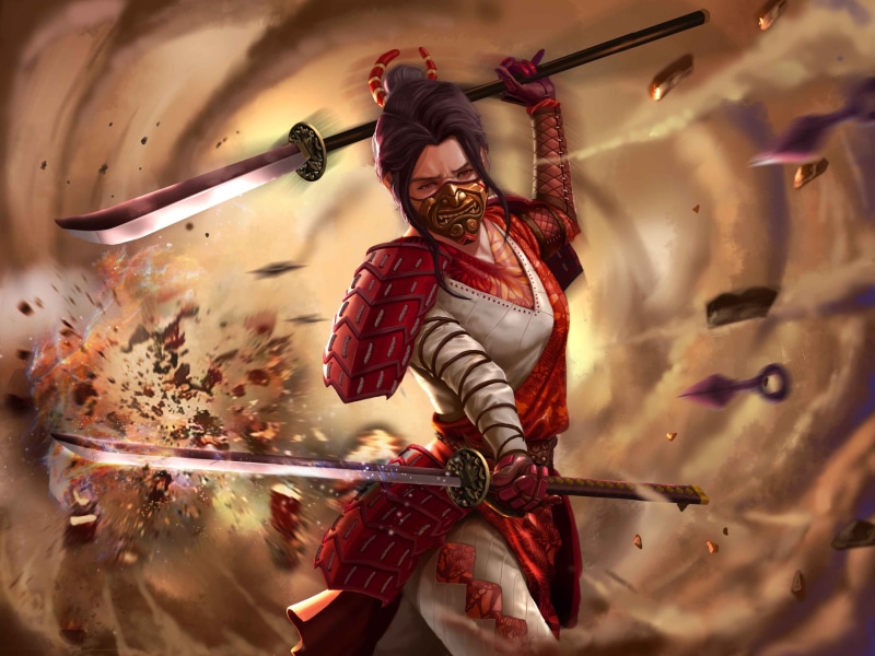 battle, war, mask, macro, female, sword, swords, weapon, toy, characters, evil, military, futuristic, plastic, red, knight - Person, warrior, torso, work Helmet