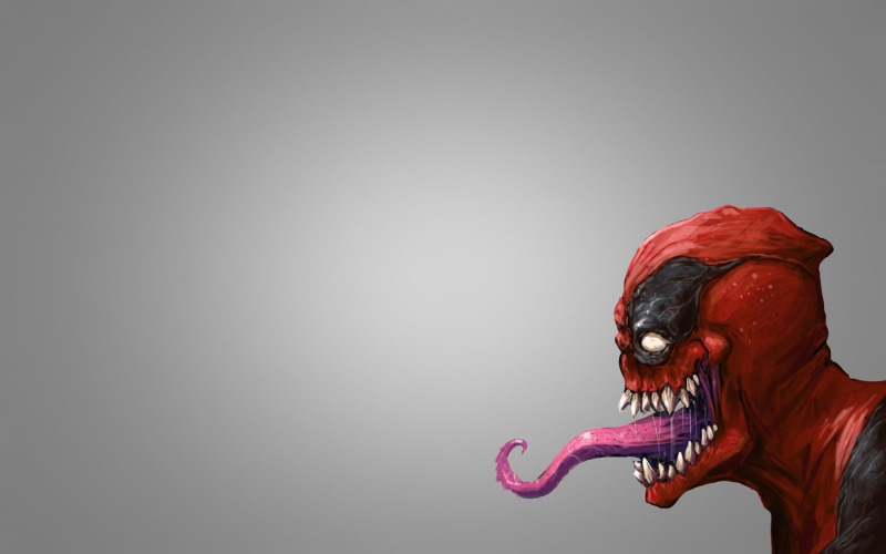 sculpture, art and craft, mythology, representation, halloween, Spider-Man, venom, isolated, dinosaur, language, comic, horror, animal head, 1080P, demon