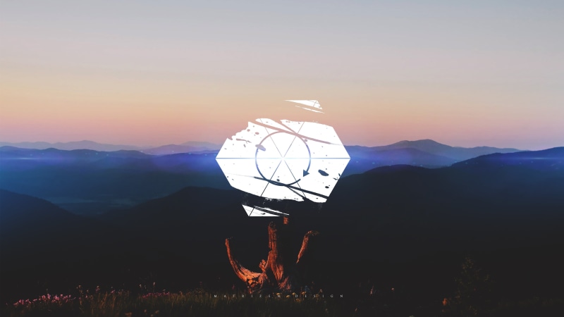flares, sun, scenics - nature, idyllic, triangle, silhouette, one person, orange color, black, low poly, wheels, beauty in nature, outdoors, photography