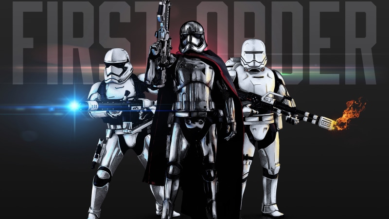 Captain, weapon, security, First, human representation, cyborg, k, indoors, standing, Order, people, government, representation, helmet, uniform, technology