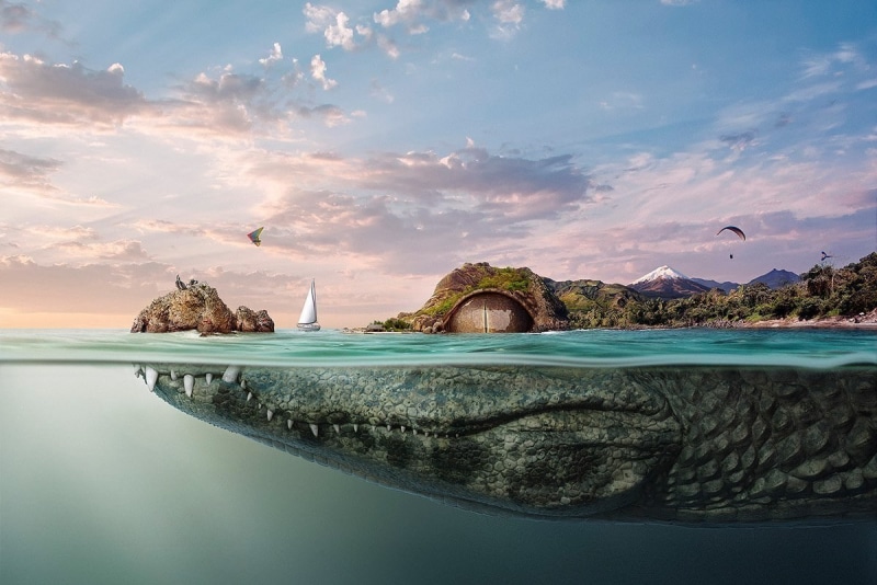 sea, waterfront, turquoise colored, travel destinations, 480P, island, birds, underwater, no people, Ecuador, clouds, swimming pool, beauty in nature
