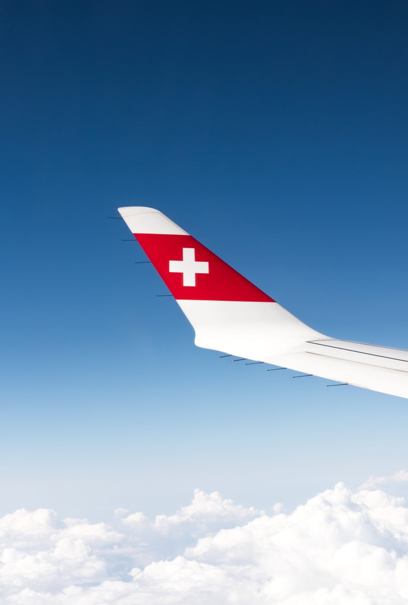 commercial Airplane, blue, backgrounds, wing, business, transportation, sky, flight, viral, 5K, cloudscape, airplane, aeroplane, red cross, journey, red