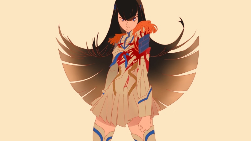 young adult, nature, leisure activity, Kill la Kill, hairstyle, real people, 1080P, women, holding, lifestyles, day, Kiryuin Satsuki, sunlight, indoors