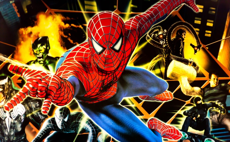 Santa Cruz, digital, marvel, spider, Superhero, United States of America, craft, Spider-Man, pinball, human representation, spider man, focus on foreground