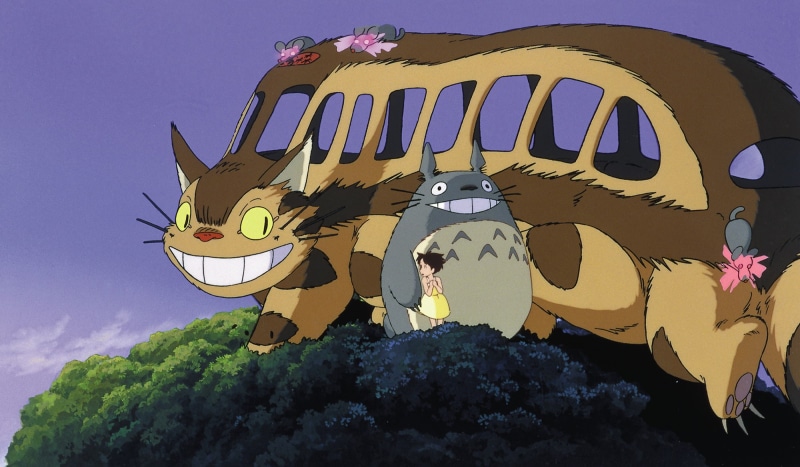 Movie, Satsuki Kusakabe, Catbus (My Neighbor Totoro), My Neighbor Totoro, Totoro (My Neighbor Totoro), 1080P