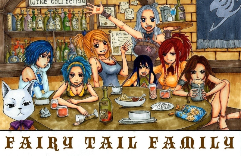 Cartoons, fairy, erza, art, girls, hd, fairies, anime, levy, mirajane, scarlet, 480P, tail, lucy, heartfilia, manga
