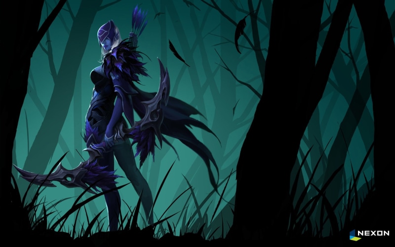 Fantasy, Weapon, Forest, Dota, Bow, Drow Ranger (DotA 2), Girl, Warrior, DotA 2, 1080P, Woman