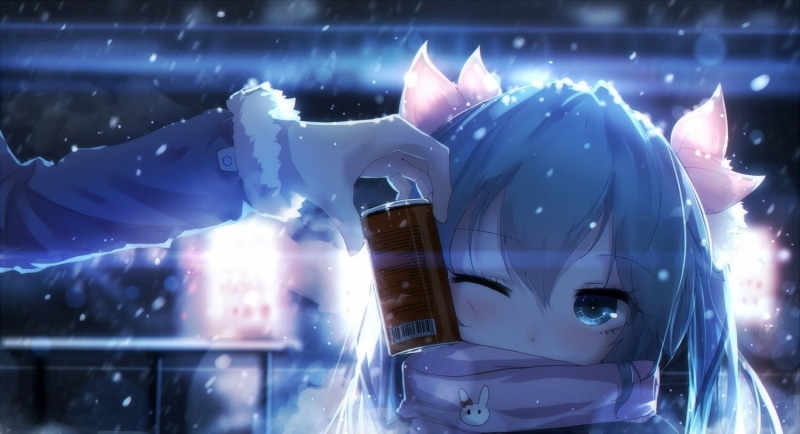 built structure, can, Vocaloid, arts culture and entertainment, no people, focus on foreground, snow, celebration, carnival - celebration event, portrait