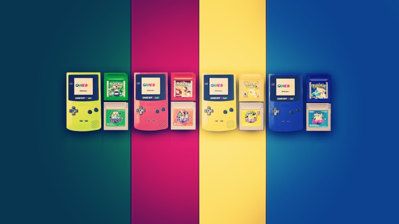 Pokemon First Generation, Venusaur, gameboy, Pikachu, Charizard, Colorful, Blastoise, 1080P