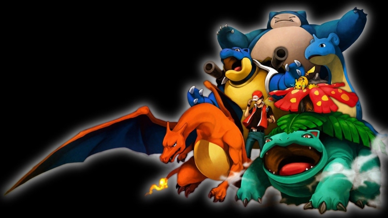 Venusaur, Blastoise, Pokemon First Generation, Snorlax, Lapras, Charizard, Pikachu, 1080P, pokemon