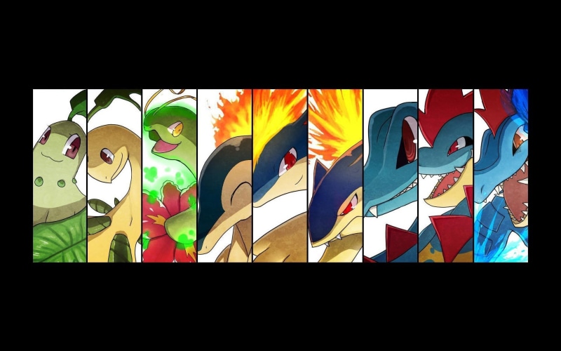 Pokemon Second Generation, 1080P, Pokémon, collage