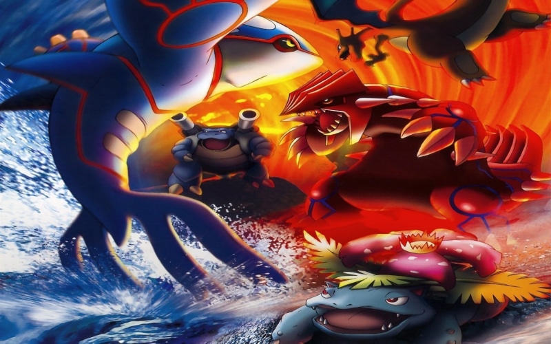 fish, ornate, human representation, art and craft, 720P, backgrounds, Kyogre (Pokémon), celebration, blue, male likeness, water, reef, festival, statue