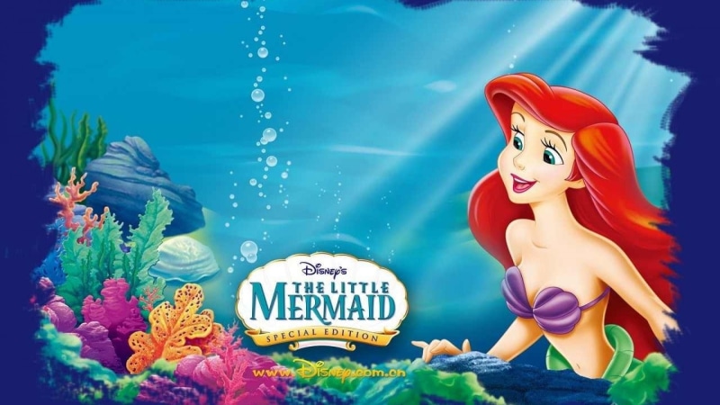 animation, ariel, fantasy, ocean, cartoon, family, 1littlemermaid, mermaid, little, disney, 1080P, underwater, sea, princess, adventure